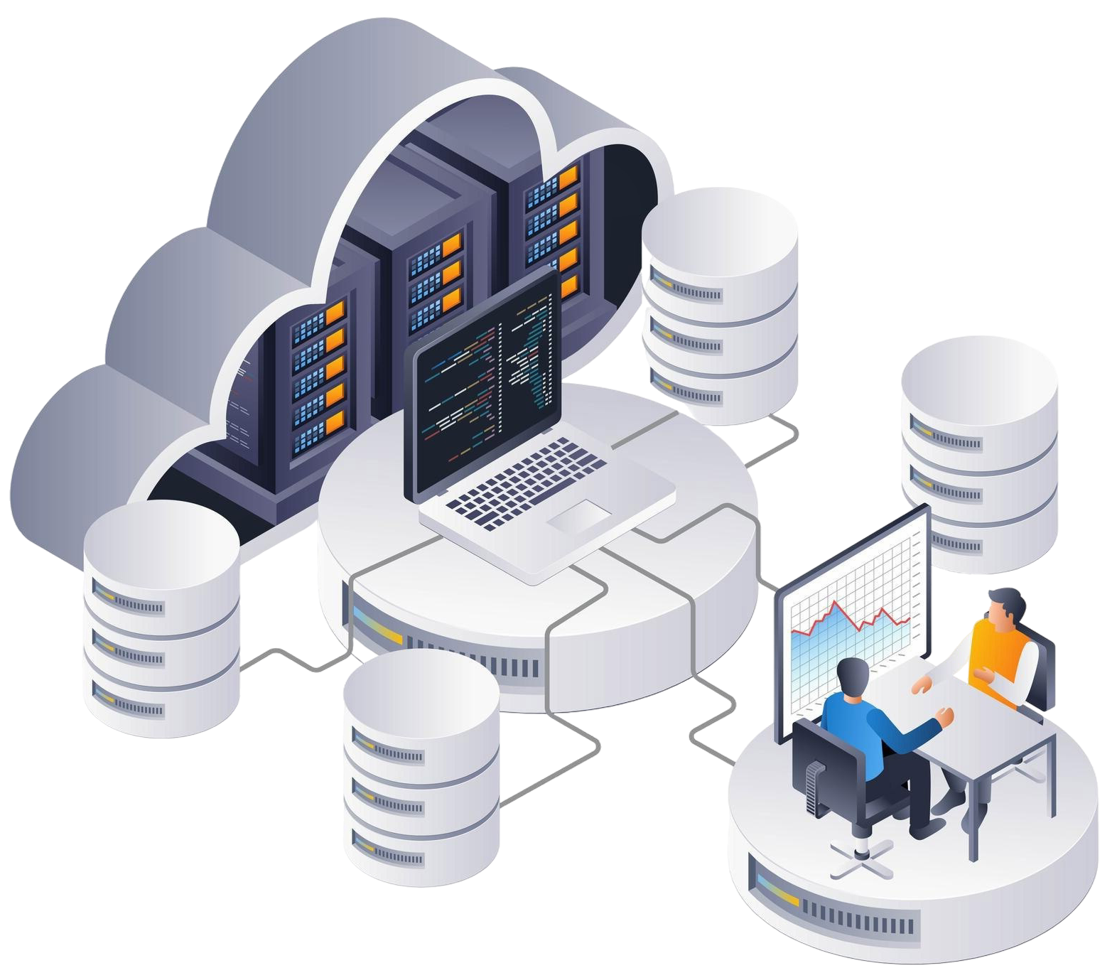 Dedicated Server Illustration