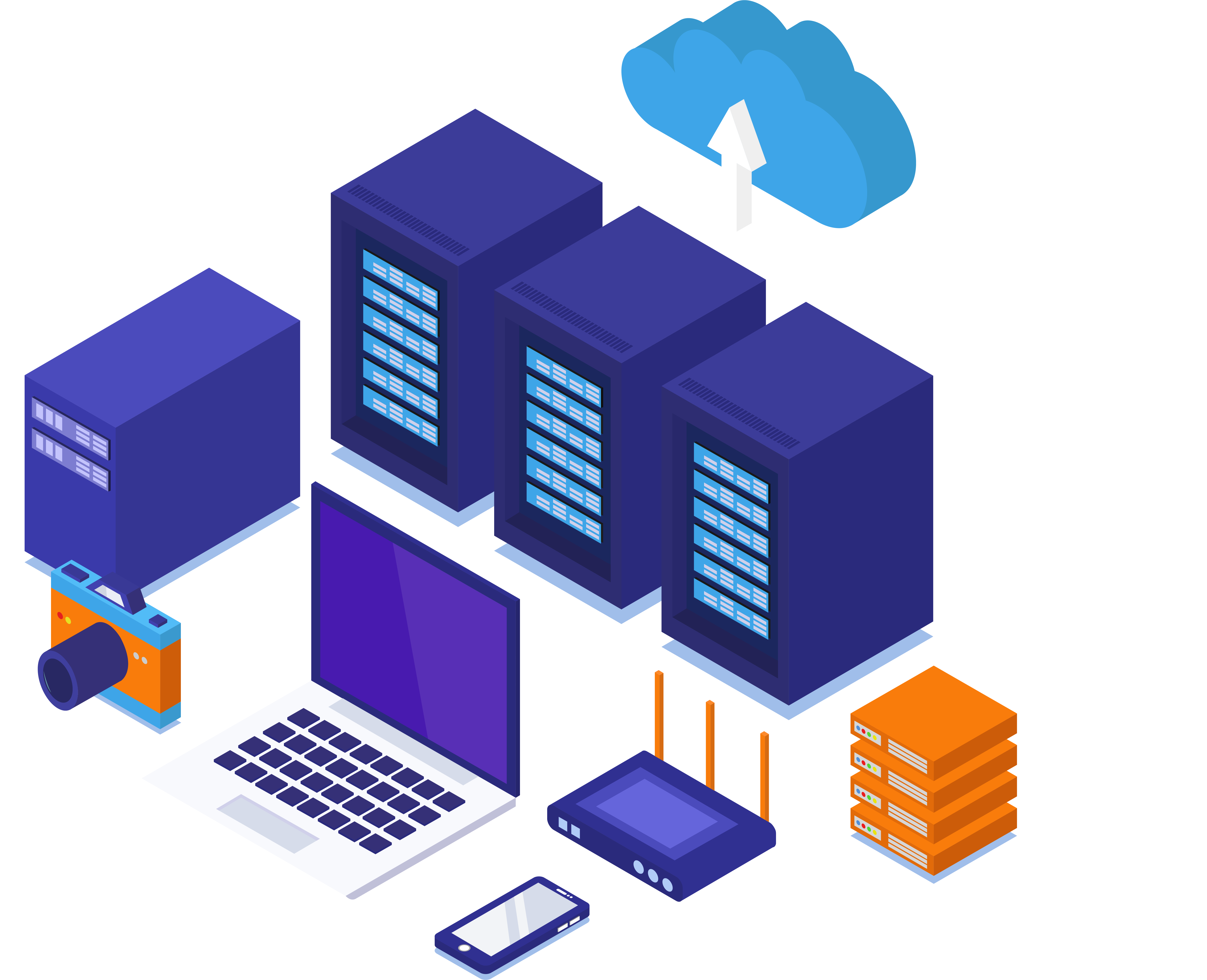 Server Backup Illustration