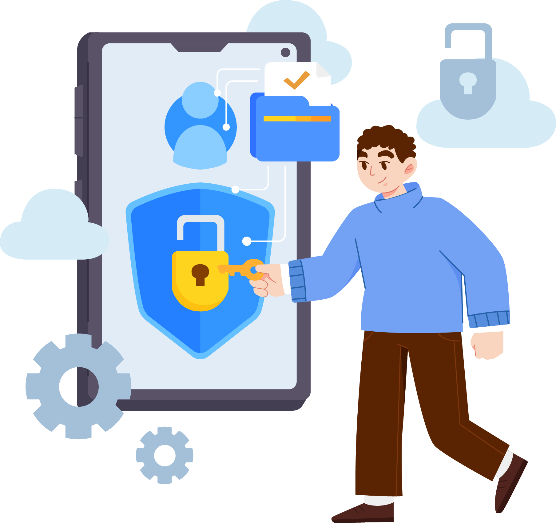 Server Backup Illustration