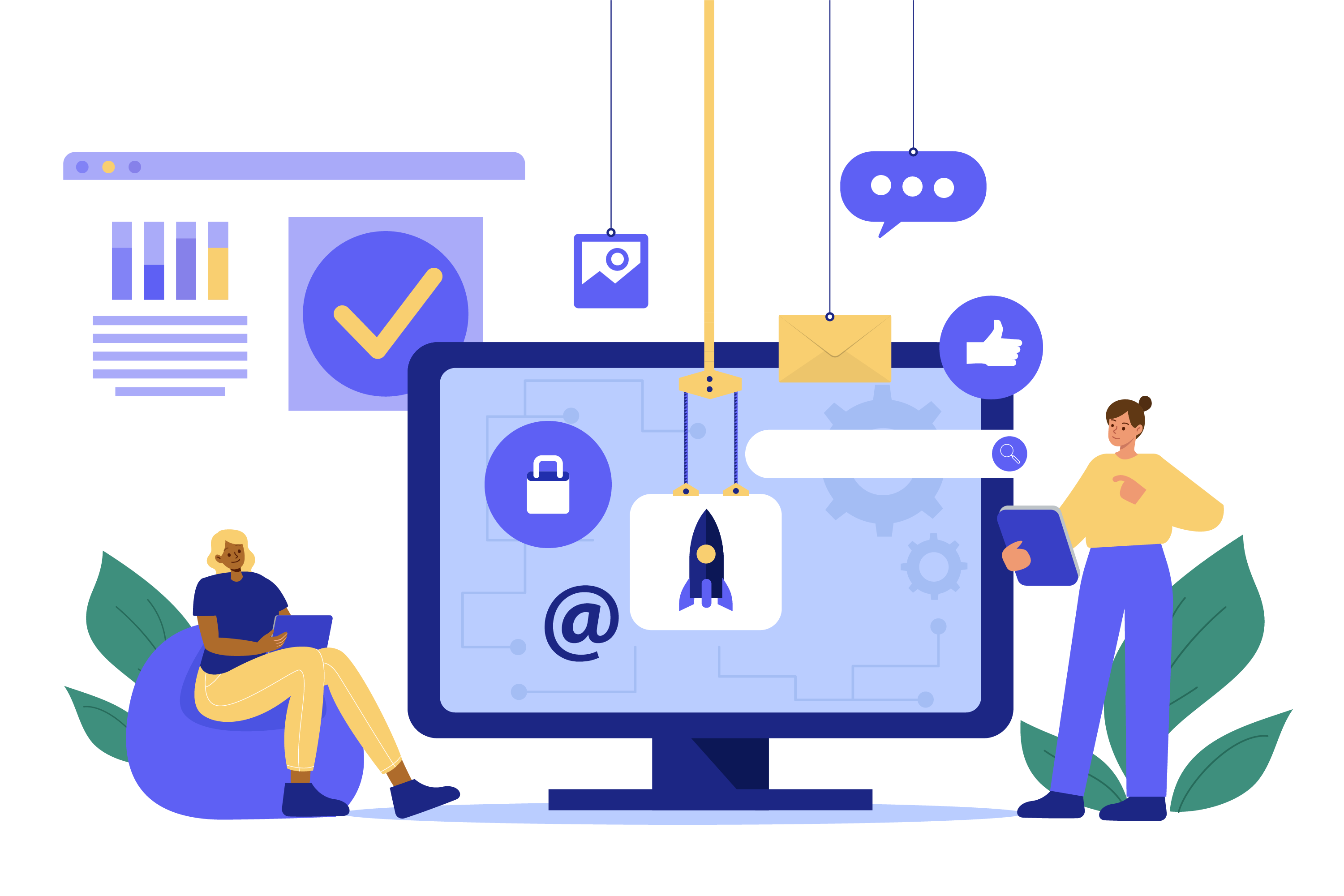 Server Backup Illustration