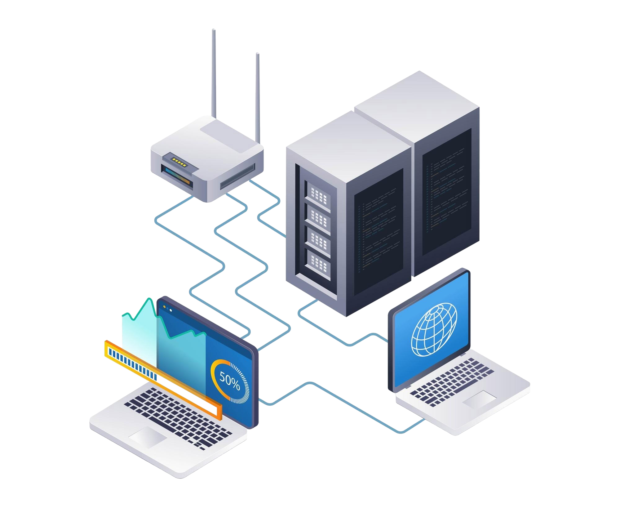 features Illustration